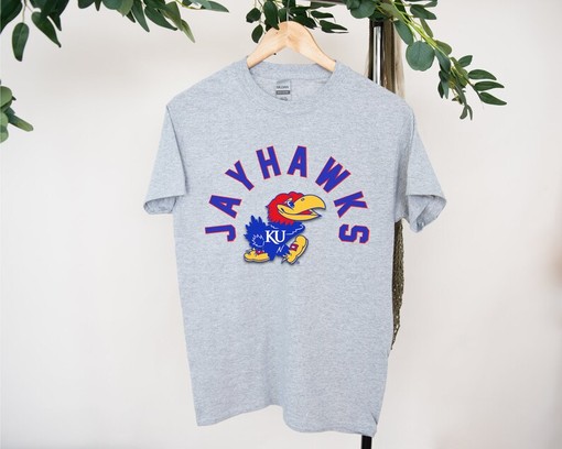 Kansas University Tshirt, Ku Tee, Jayhawks Shirt Trendy Jayhawks Tshirt, Jayhawks Game Day Shirt - Image 4