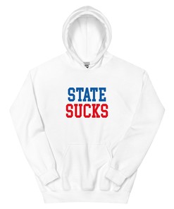 Kansas vs. State Rivalry Sucks Hoodie Sweatshirt - NCAA Shirts for Men