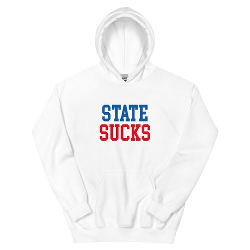 Kansas vs. State Rivalry Sucks Hoodie Sweatshirt - NCAA Shirts for Men