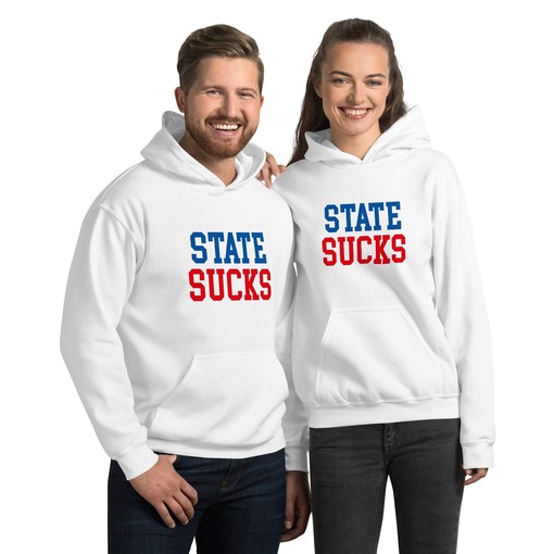 Kansas vs. State Rivalry Sucks Hoodie Sweatshirt - NCAA Shirts for Men - Image 2