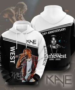 Kanye West Self-Portrait Popstar All Over Print 3D Hoodie