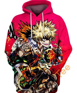 Katsuki Bakugo Explosive Hero My Hero Academia All Over Print 3D Hoodie