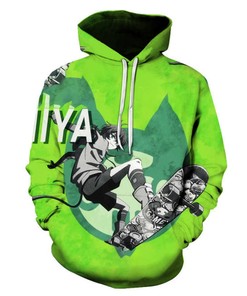 Kawaii Cartoon Miya Custom All Over Print 3D Zip-Up Hoodie
