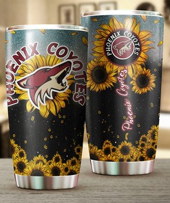 Keep Cool with This Sunflower Phoenix Coyotes NHL Tumbler 30 oz with NHL Tumbler 30 oz
