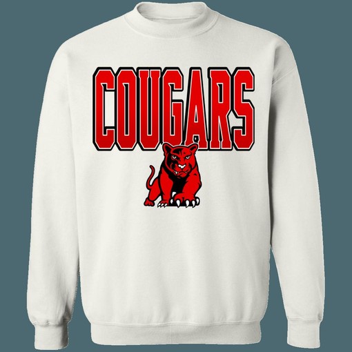 Keep Warm with Houston Cougars Vintage 90's NCAA Sweatshirt Hoodie Shirt For Fans - Image 3