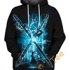 Keep Warm with Kirito Two Swords Storm Hoodie 3D