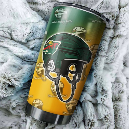 Keep Your Drink Cold with This Funny Dog Minnesota Wild NHL Tumbler with Fashion Tumblers - Image 2