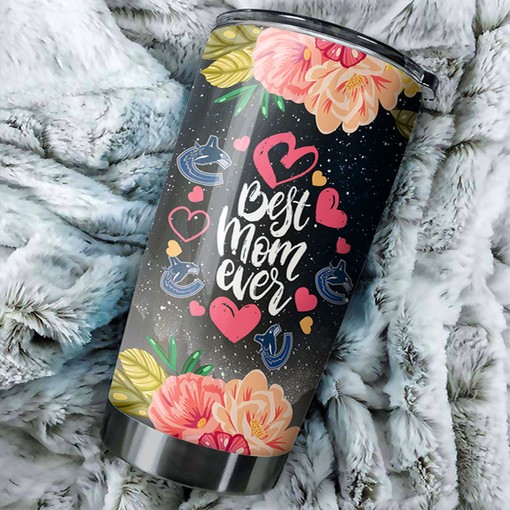 Keep Your Drink Cool with This Best Mom Ever Canucks NHL Tumbler with Fashion Tumblers