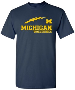 Keep it classic with this Michigan Wolverines Initial Arch Ncaa University Crewneck Shirt