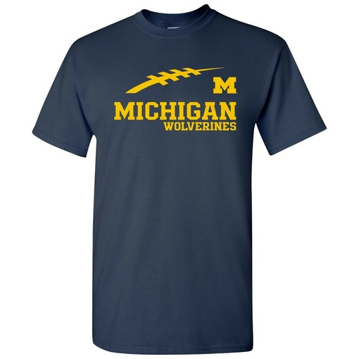 Keep it classic with this Michigan Wolverines Initial Arch Ncaa University Crewneck Shirt