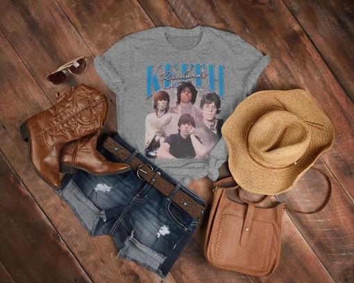 Keith Richards Young Rock Music Tee - Vintage English Musician Shirt - Image 3