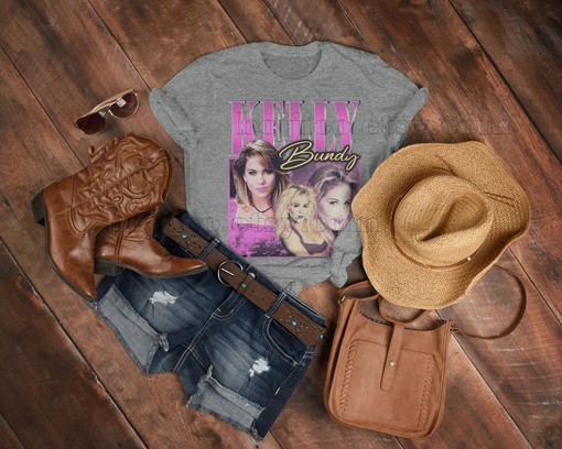 Kelly Bundy Retro 90s Sweater, Married with Children Homage Shirt, Christina Applegate Fan Tees - Image 3