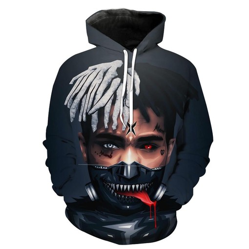 Ken Kaneki Awakens - Tokyo Ghoul Xxxtentacion 3D Hoodie with Epic Design
