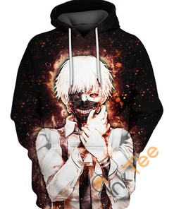 Ken Kaneki White Hair Hoodie 3D: Stay Warm and Stylish