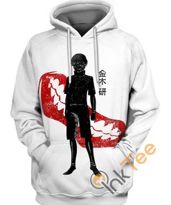 Keneki Kun Full Print 3D Hoodie - Men's All Over Print Hoodies printful