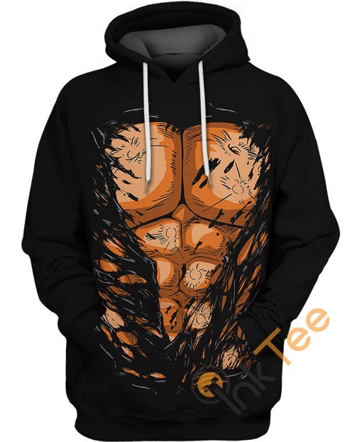Kenshiro Chest Fist Of The North Star All Over Print 3D Hoodie