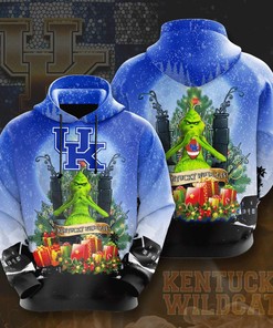 Kentucky Wildcats All Over Print Hoodie in 3D Sportswear for Fans