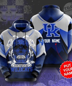 Kentucky Wildcats NBA Basketball All Over Print Hoodie graced with 3D Design
