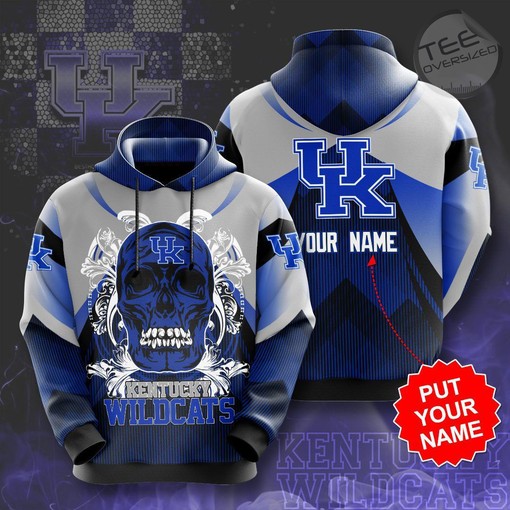 Kentucky Wildcats NBA Basketball All Over Print Hoodie graced with 3D Design