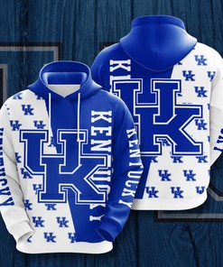 Kentucky Wildcats NCAA All Over Print Hoodie in 3D Design for Fans
