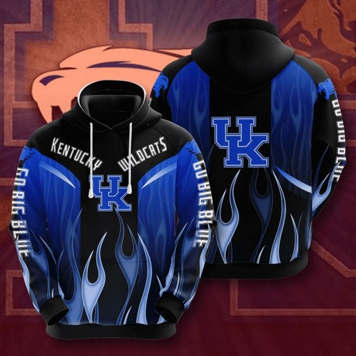 Kentucky Wildcats Sport All Over Print Hoodie with Custom 3D Design