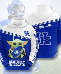 Kentucky Wildcats Sportswear All Over Print Hoodie for Fans in 3D Design