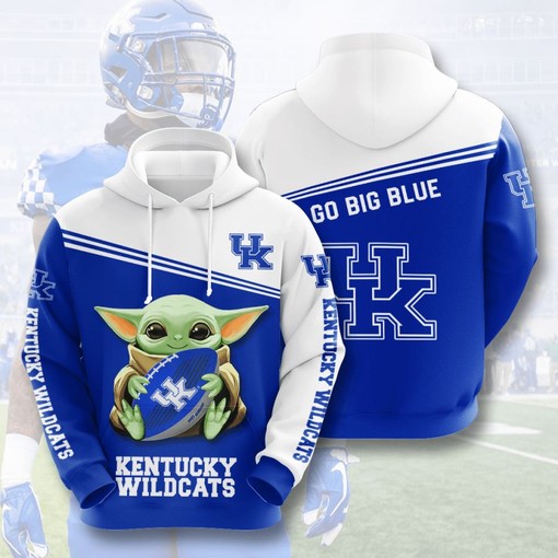 Kentucky Wildcats Sportswear All Over Print Hoodie for Fans in 3D Design