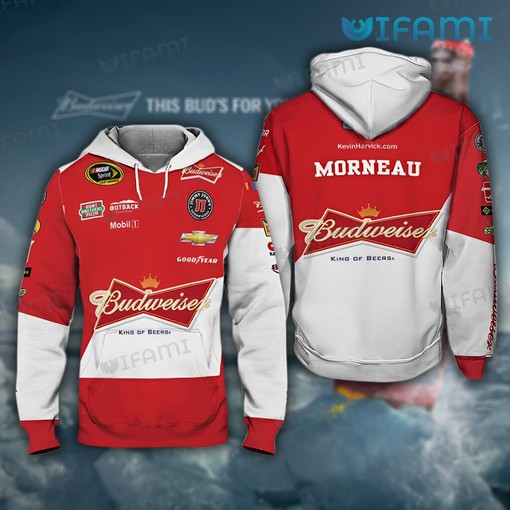 Kevin Harvick Budweiser Gift All Over Print 3D Hoodie for Men - Beer Lovers