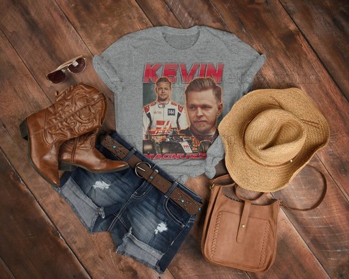 Kevin Magnussen Racing Shirt, F1 Fan Tees, Formula 1 Homage Tee, Kevin Magnussen Tribute - Image 3