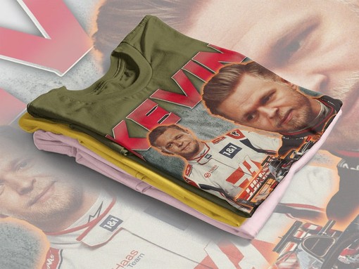 Kevin Magnussen Racing Shirt, F1 Fan Tees, Formula 1 Homage Tee, Kevin Magnussen Tribute - Image 4