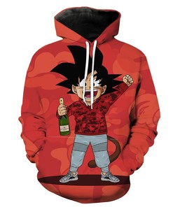 Kid Goku Bape Cosplay Dragon Ball Hoodie - 3D All Over Print Design with Quotes