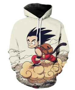 Kid Goku Nimbus Dragon Ball Hoodie - 3D All Over Print Design with Quotes