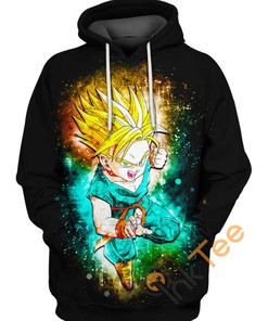 Kid Trunks Art Dragon Ball All Over Print 3D Hoodie