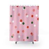 Kids' Disney Bubble Bath Shower Curtain | Pink-Red Bubbles Bathroom Decor | Gift Idea