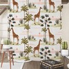 Kids Giraffe Safari Shower Curtain Set - Add Wild Fun to Their Bathroom
