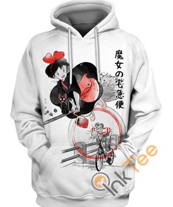 Kiki's Delivery Service Art All Over Print 3D Hoodie