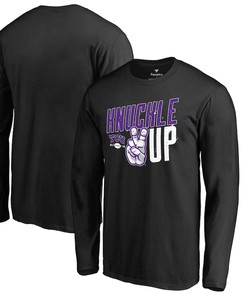 Knuckle Up Long Sleeve T-Shirt, Official University Football Fan Shirt for TCU Horned Frogs Fans