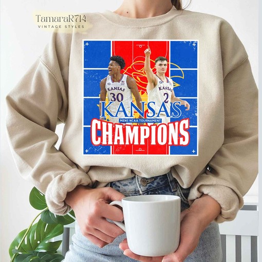 Ku Kansas Jayhawks Champions March Madness 2022 Shirt - NCAA Shirts for Men and Women - Image 2