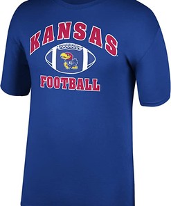 Ku Men's Short Sleeve Basic Tee - NCAA Kansas Jayhawks T-Shirt for Men and Women