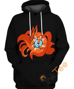 Kurama's Seal Naruto All Over Print Hoodie 3D with Exclusive Design