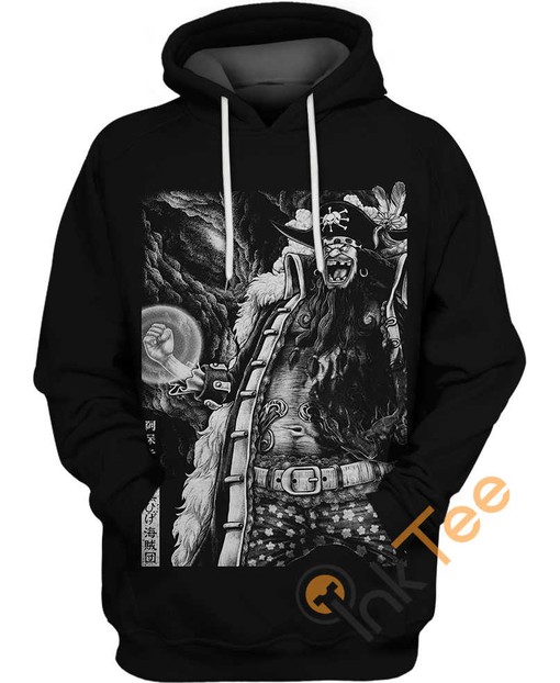 Kurohige New Form Whitebeard Pirates All Over Print 3D Hoodie