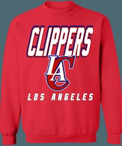 LA Clippers NBA Graphic Sweatshirt Hoodie - Retro Style Fan Gear