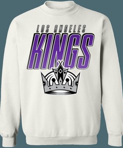 LA Kings 90's Retro NHL Graphic Sweatshirt Hoodie - Vintage Look