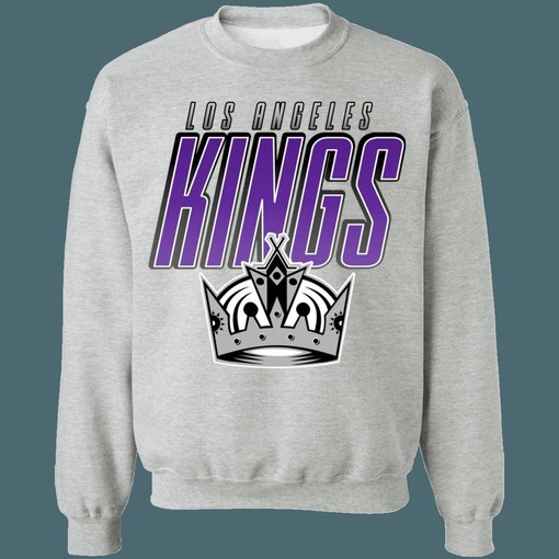LA Kings 90's Retro NHL Graphic Sweatshirt Hoodie - Vintage Look - Image 3