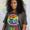 LGBTQ+ Pride Movement Shirt - Vintage Movie Shirts for Men with QUEER AF, Funny LGBT T-Shirt and Pride Rainbow