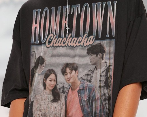 LOVE Hong Du Sik Yoon Hye Jin Shirt - Hometown Chachacha Kdrama Merch, Movie Fans Gift - Image 2