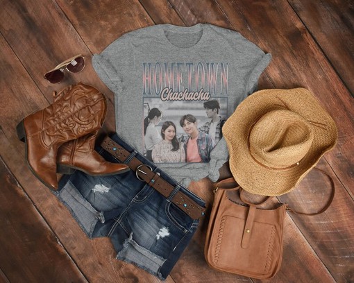 LOVE Hong Du Sik Yoon Hye Jin Shirt - Hometown Chachacha Kdrama Merch, Movie Fans Gift - Image 3