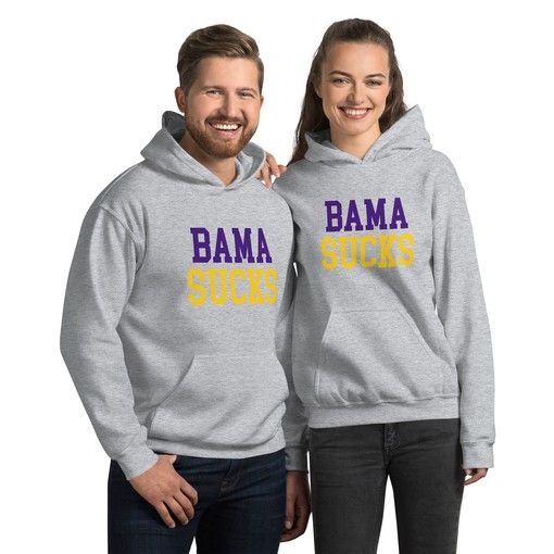 LSU vs. Bama Rivalry Sucks Hoodie Sweatshirt - Sport Shirts Unisex - Image 2