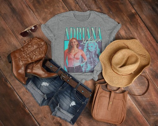 La Cosa Nostra T-Shirt, Retro Adriana La Cerva Homage Tee, Made Man Crime Series Vintage Shirts - Image 3