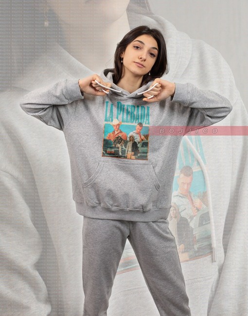 La Plebada Homage Sweatshirt - Movie Shirts for Men - Image 2